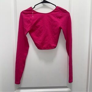 NWT Target JoyLab Hot Pink Cropped Workout Top